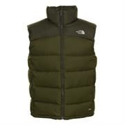 The North Face Mens Nuptse Vest, Fig Green